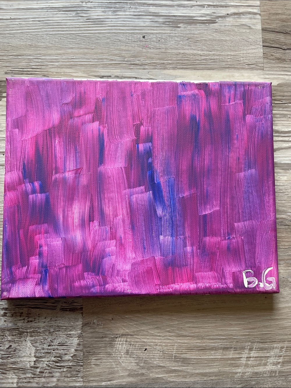 Pink Abstract Canvas Wall Art